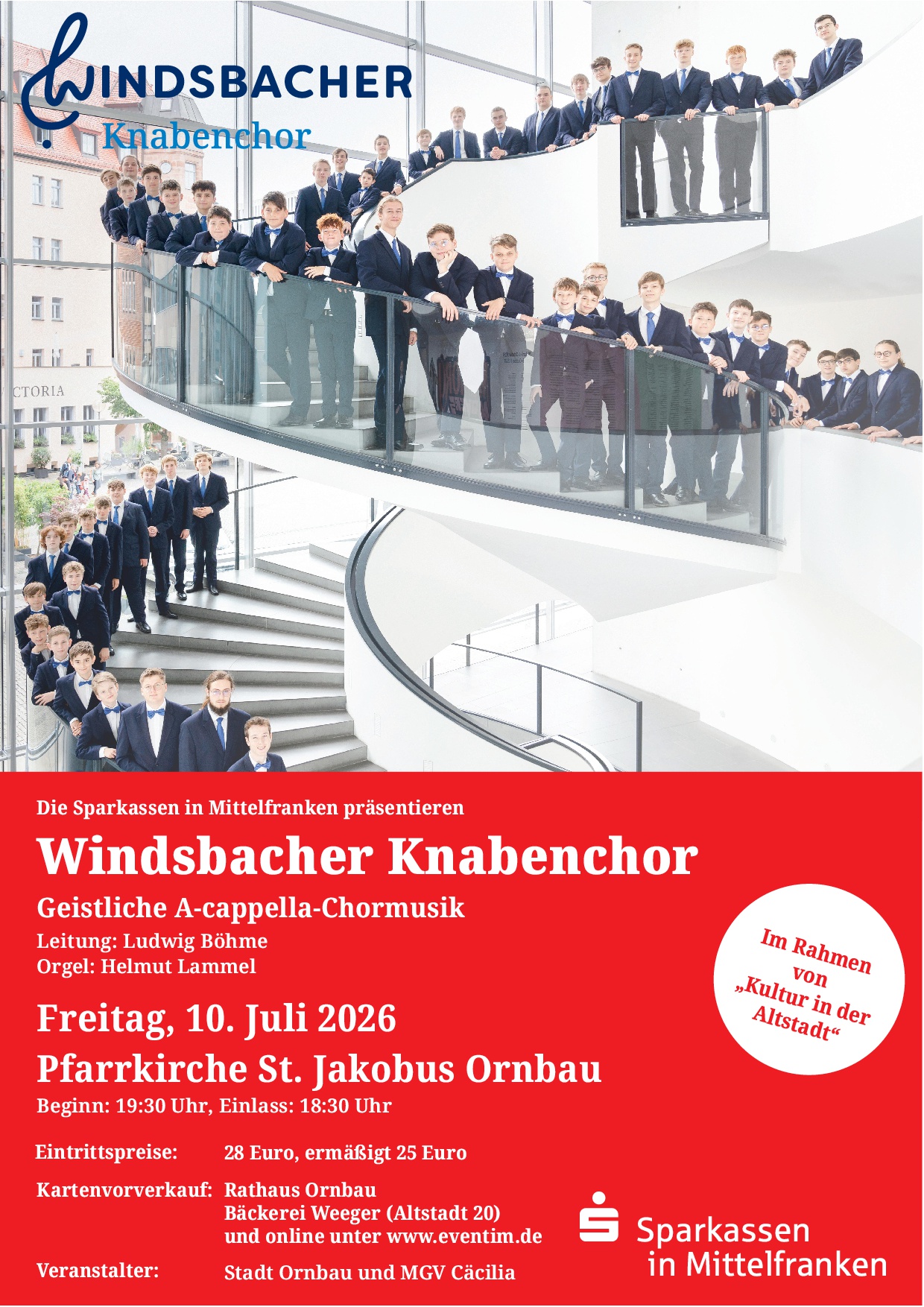Plakat Windsbacher Knabenchor 10.07.2026
