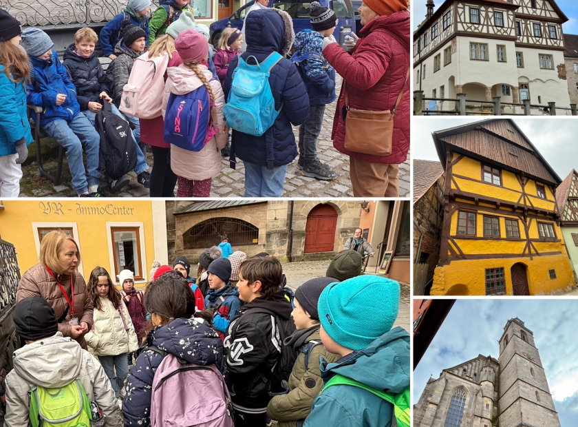 Kinder der Grundschule auf mittelalterliche Entdeckungsreise nach Dinkelsb&uuml;hl