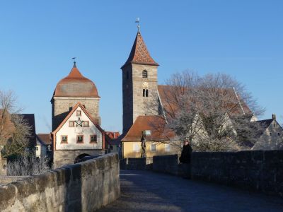 Altmühlbrücke mit St. Nepomuk und Bilderstock